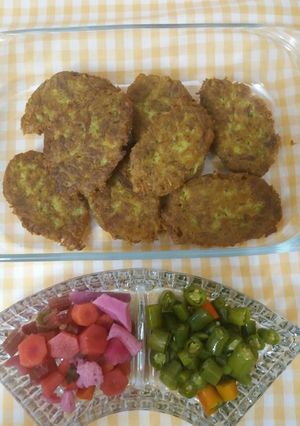 عکسی از دستور کوکو با تن ماهی