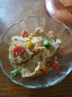 超好吃下酒菜 奶油百頁蛋豆腐 的食譜成品照片