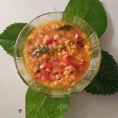 A picture of Masala Moong daal.