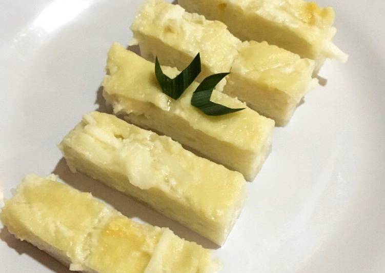 Resep Prol Nyes Kelapa Kukus Anti Gagal