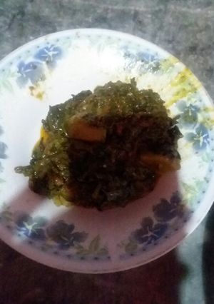 A picture of Aluu palak.