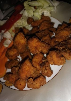 A picture of Spicy Chicken popcorn.