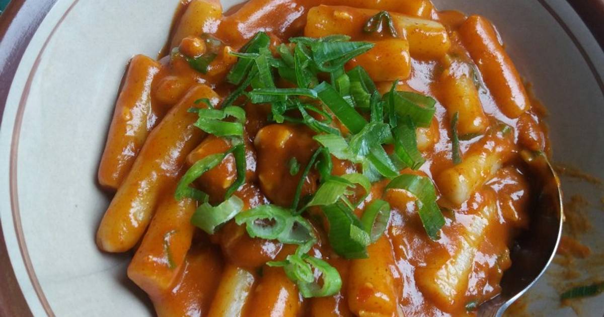 Resep Tteokbokki Tanpa Gochujang Mudah Dan Super Pedas Oleh Ryana Putri