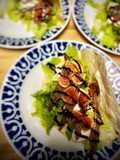 Taco de anchoas y brevas