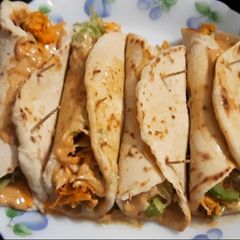 A picture of Chicken shawarma Roll.