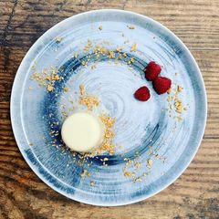 A picture of Pandan Coconut Panna Cotta.