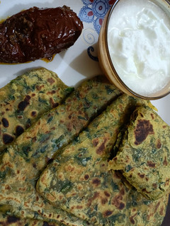 मेथी मलाई पराठा (Methi Malai paratha recipe in hindi) रेसिपी मुख्य फोटो