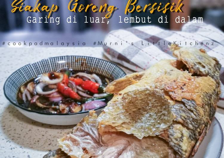 Siakap Goreng Bersisik