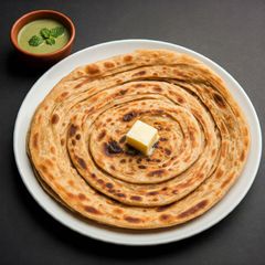 A picture of Lacha Paratha.