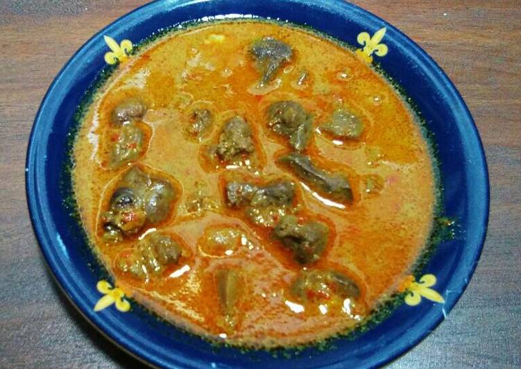 Cara memasak Gulai Ati Ampela yang mudah