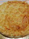 Torta rustica con zucchine prosciutto cotto e provola
