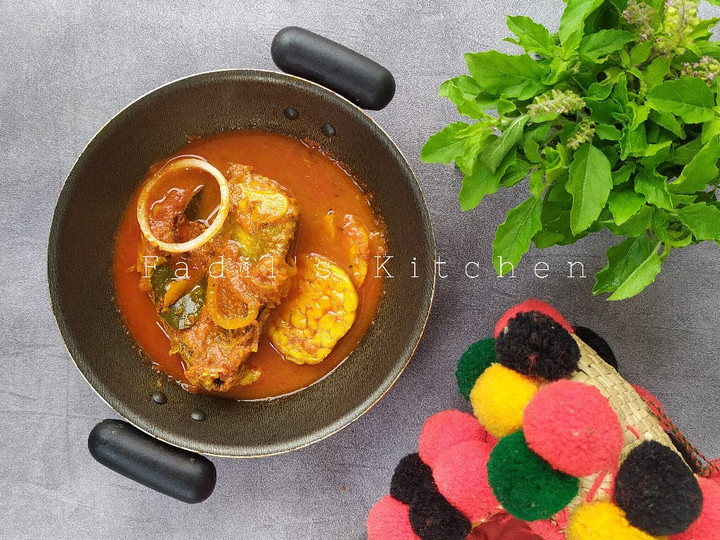 Langkah Mudah untuk Membuat Asam Padeh Kapalo Sisiak (Asam Pedas Kepala Ikan Tongkol Tuna) yang Menggugah Selera