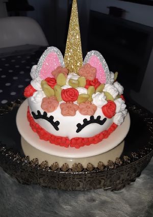 Une photo de Gâteau licorne
