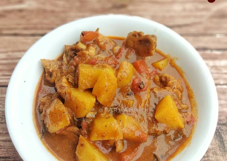 Resep Indian Chicken Curry 🇮🇳 Kekinian