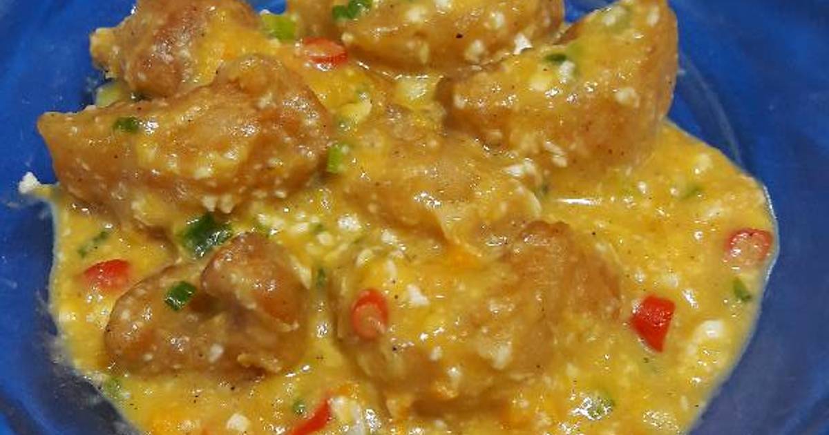 Resep Ikan Kerapu Saus Telur Asin oleh Ingelia Tan - Cookpad