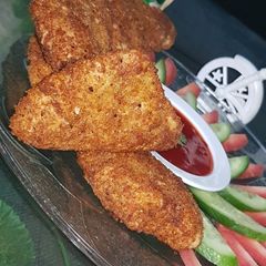 A picture of Crispy potatoes triangle.