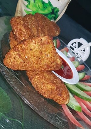 A picture of Crispy potatoes triangle.