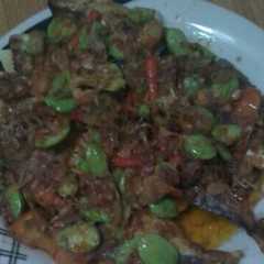 รูปของ Tumis pete kembung pedas