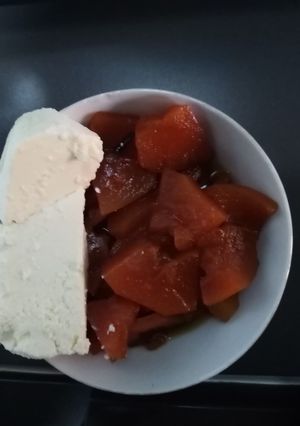 Una foto de Conserva de papaya