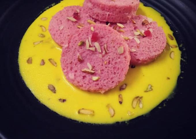 Rose & Saffron Bread Rasmalai ♥️