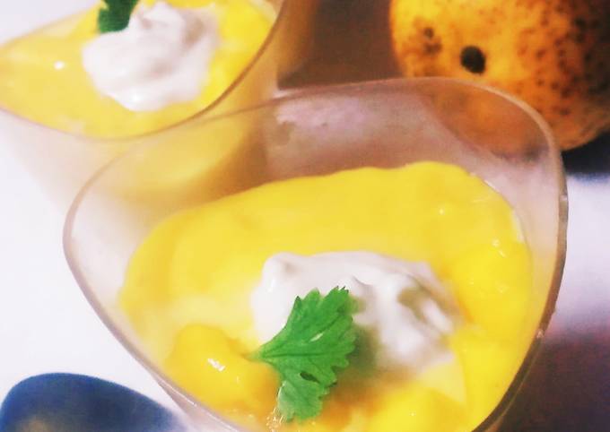 Mango mousse Dessert Recipe