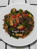 Tumis Kacang Panjang Campur Ampela