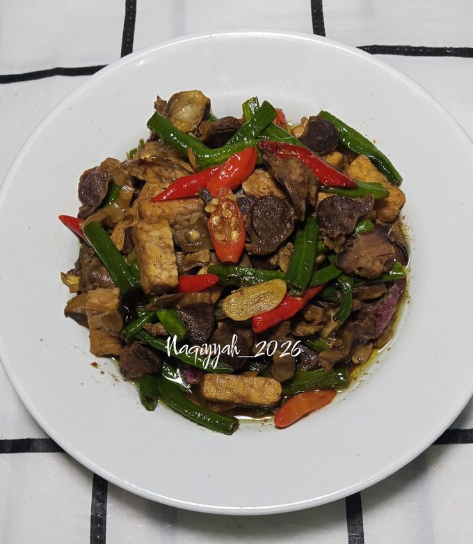 Foto resep Tumis Kacang Panjang Campur Ampela