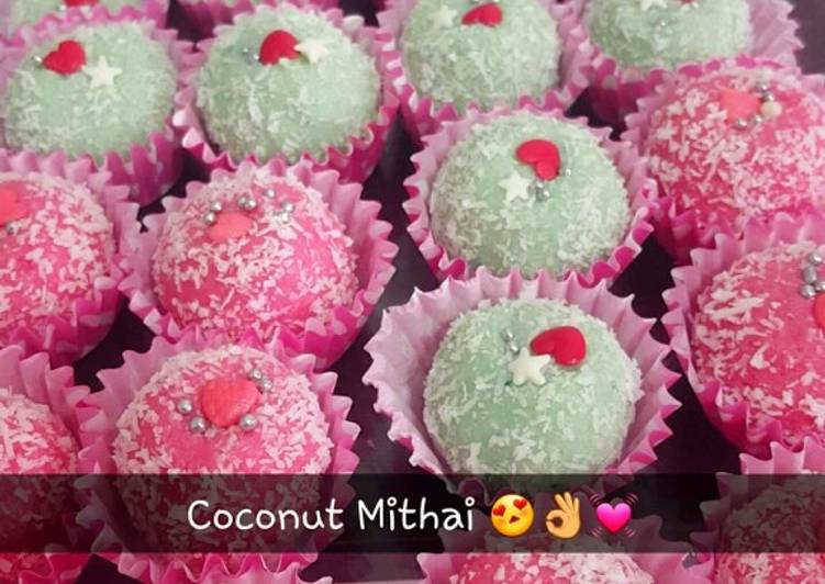 Recipe of Favorite Coconut Balls (Coconut Mithai)