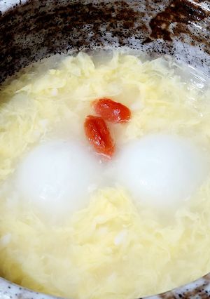 A picture of Sweet Rice Wine Sesame Dumplings.