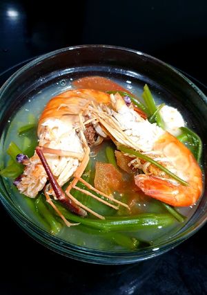 Hình của món Canh chua tôm.