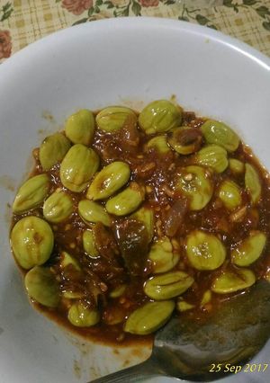 Foto resep Sambal Pete Asam Pedas