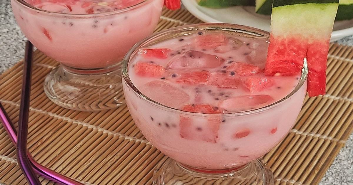 Resep Es Susu Semangka Oleh Dapur G And C Cookpad