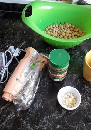 Una foto de Hummus de garbanzo