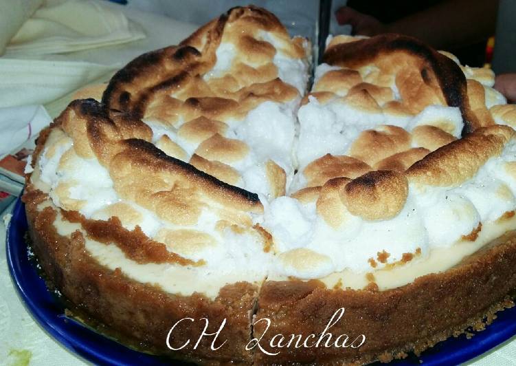 Tarta de lima, limón y merengue