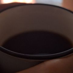Keto coffee with rosemary A picture of Keto coffee with rosemary.