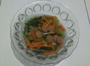 Foto resep Tumis sausin wortel sosis