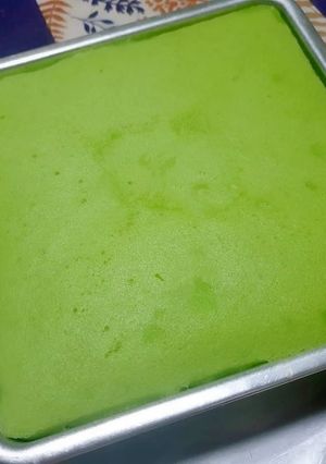 Gambar Kek Pandan Kukus