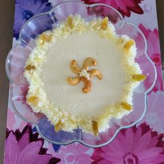 Tender coconut pudding A picture of Tender coconut pudding.