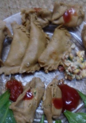 A picture of Healthy veg. Momos.
