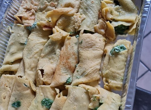 Foto di Crespelle con farina di ceci #noglutine #chetogenica #lowcarb #keto