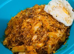 Foto resep Toppokki versi Mie Sedap Korean Spicy Chicken