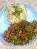 Pollo con verduras