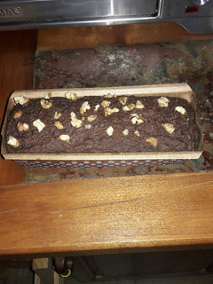 Una foto de Brownie choco plátano