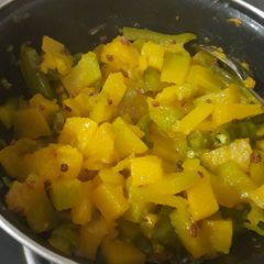 A picture of Kaddu Ki Sabzi.