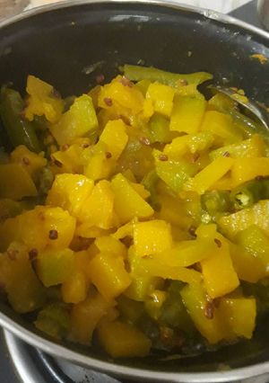 A picture of Kaddu Ki Sabzi.