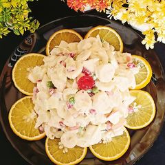 A picture of Russian Salad 🥗🥗.