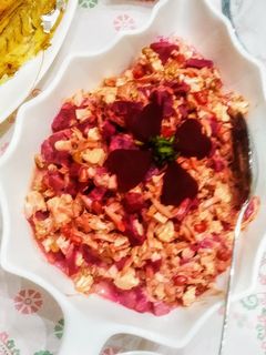 عکسی از دستور سالاد لبو و گل کلم😍