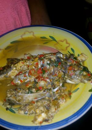A picture of Fresh fish pepper soup.