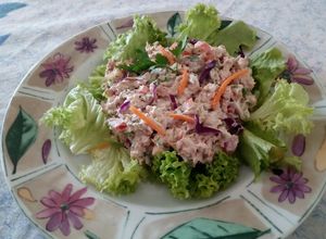 Una foto de Ensalada de atún ideal para esta Semana Santa