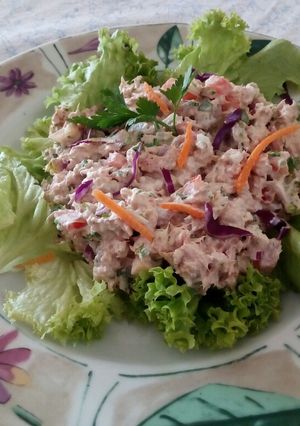 Una foto de Ensalada de atún ideal para esta Semana Santa